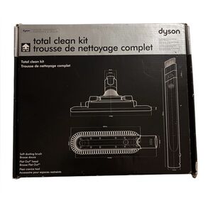 Dyson Total Clean Kit in Black and Gray